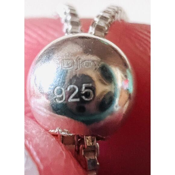 NEW D’Joy 925 Sterling Silver Adjustable Bracelet Pink Opal Beads 5-10” - Picture 10 of 10